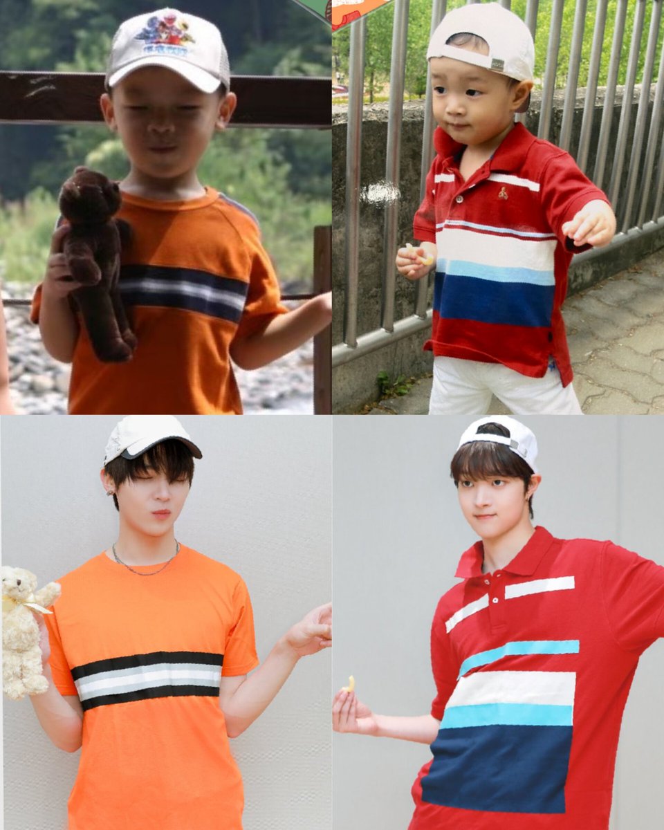 my babies 😭😭😭 
look at them switching shirt colors based on their fruit emojis 🍓🍊
#andTEAM #NICHOLAS #EJ #앤팀