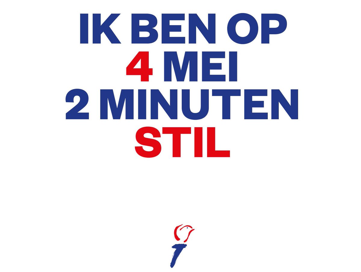 Vanavond herdenken, morgen vieren! #4en5mei