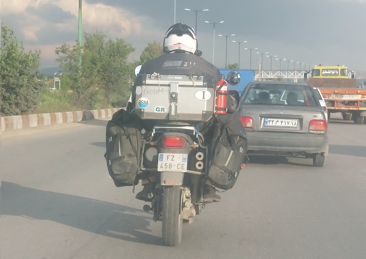 توریست موتوری امروز عصر همدان🏍