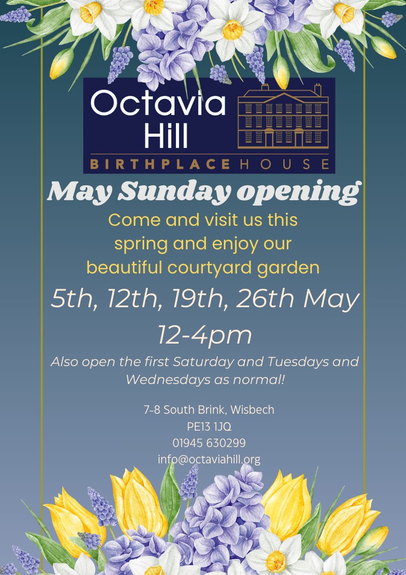 Extra Opening Times! May Sundays! 12 til 4