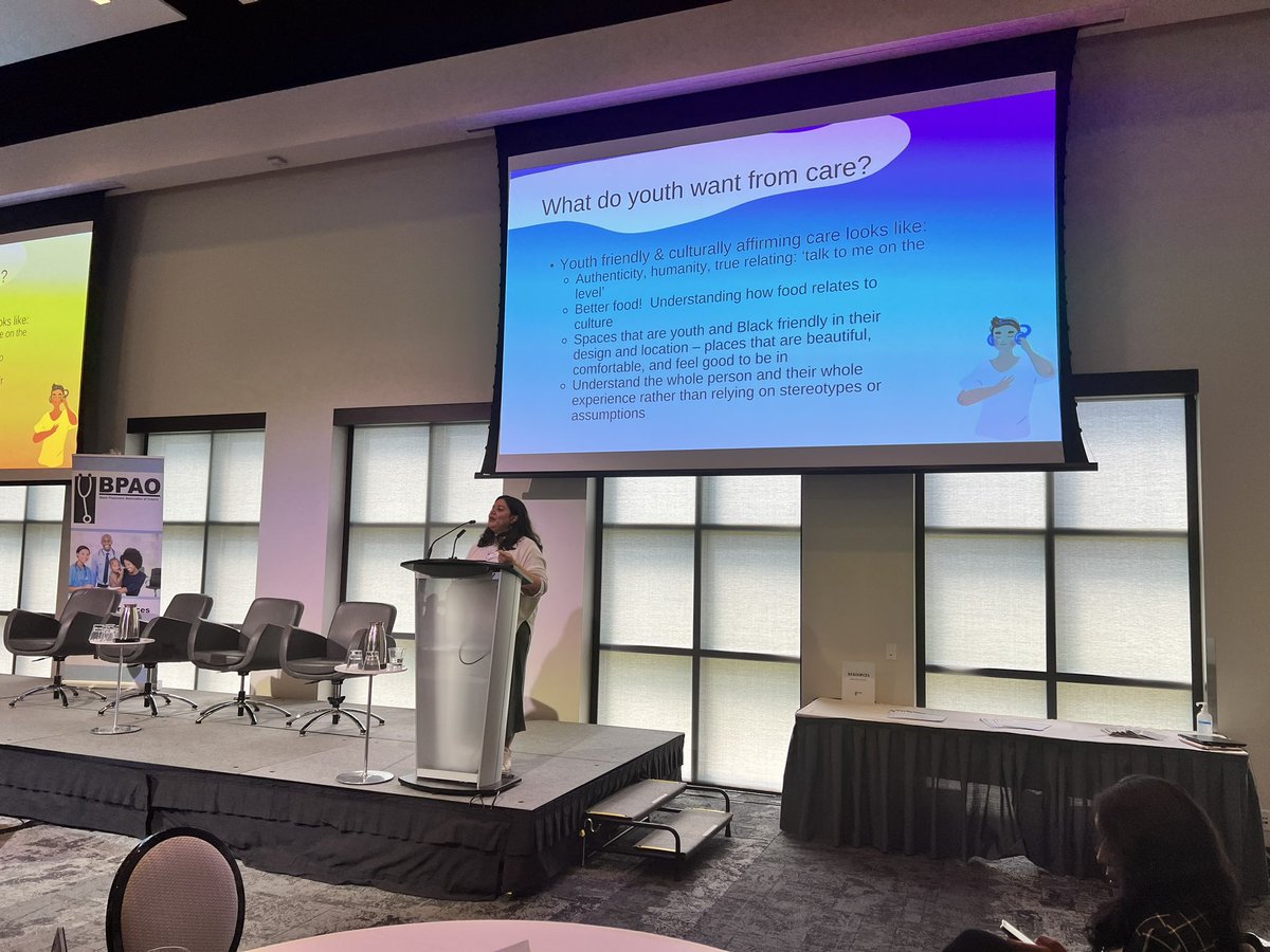 Dr. @AmyGajaria sharing Lessons learned from SAPACCY research project for primary care providers - strategies for screening and service navigation. #bpaomentalhealth #mentalhealth