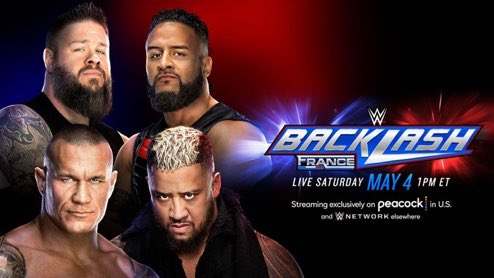 TODAY at #WWEBacklash 
The team of @FightOwensFight  & @RandyOrton will go to war against #TheBloodline @WWESoloSikoa & his ´ MFT ´ @TamaTonga01
