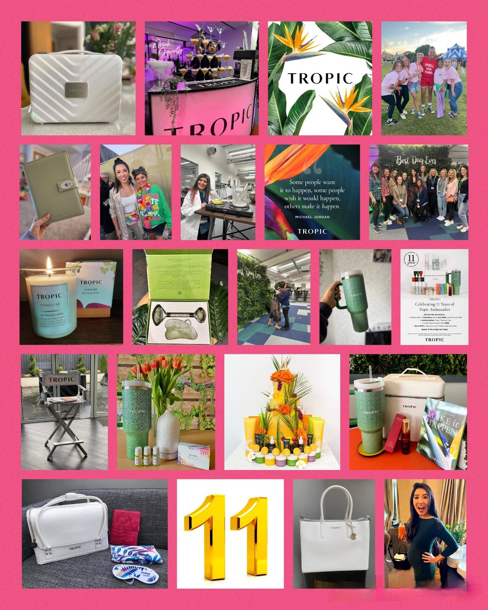 Happy 11th Anniversary of the <a href="/TropicSkincare/">Tropic Skincare</a> Ambassador Opportunity 🥳 I feel lucky to have been a part of this incredible company for the last 4yrs as an Ambassador for Tropic Skincare ✨️💕✨️