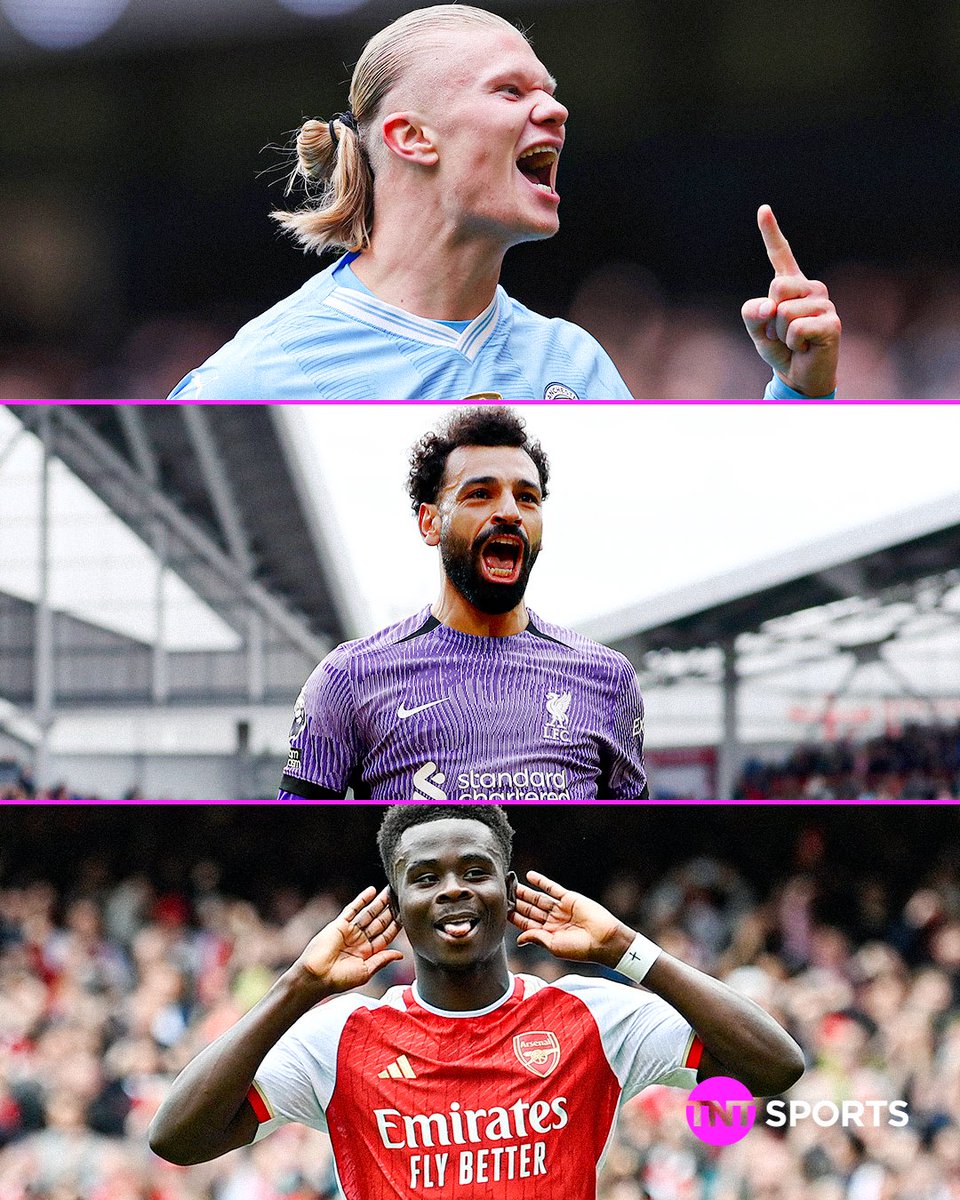 Only three players have been involved in 25+ Premier League goals in each of the last two seasons: Erling Haaland Mo Salah 𝐁𝐮𝐤𝐚𝐲𝐨 𝐒𝐚𝐤𝐚 Arsenal's starboy ✨