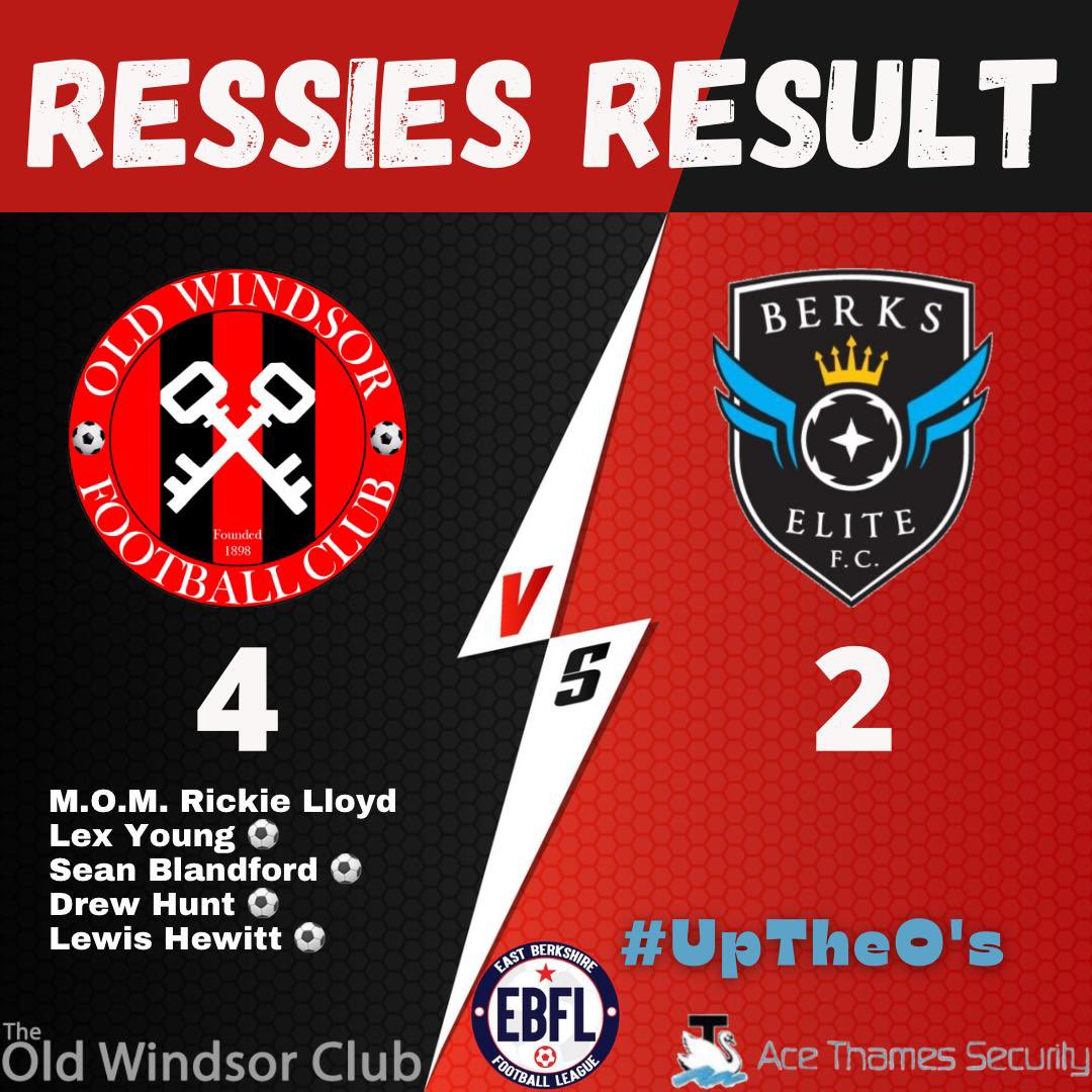 Reserves come from 2 goals down to take the 3 points against a good @berkselitefc side. 

@lexyoung12 ⚽️
@Sean_Blandford ⚽️
#Drue ⚽️
@lewishewitt1991 ⚽️
MOM @RickieLloyd_ 

#UpTheOss 🔴⚫️