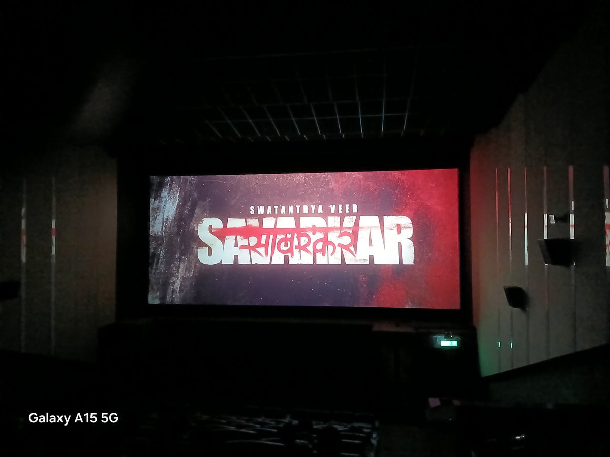 @RandeepHooda Watching it second time. #Savarkar #NaviMumbai