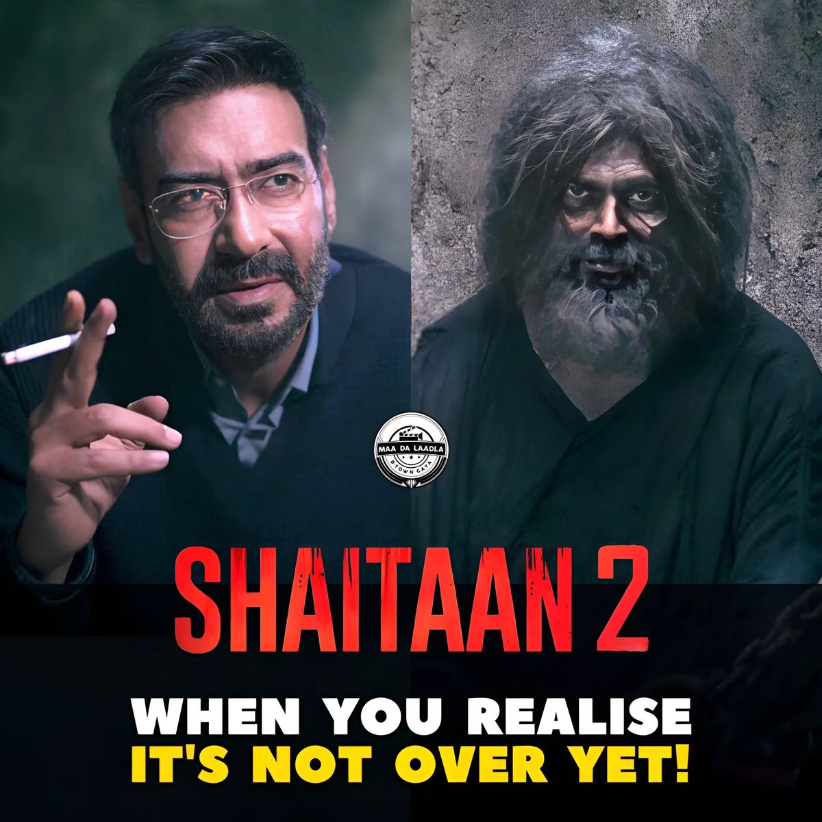When you realise it's not over yet! 🔥🔥🔥 #Shaitaan2 

#ShaitaanOnNetflix #Shaitaan #AjayDevgn #Jyotika #JankiBodiwala #RMadhavan