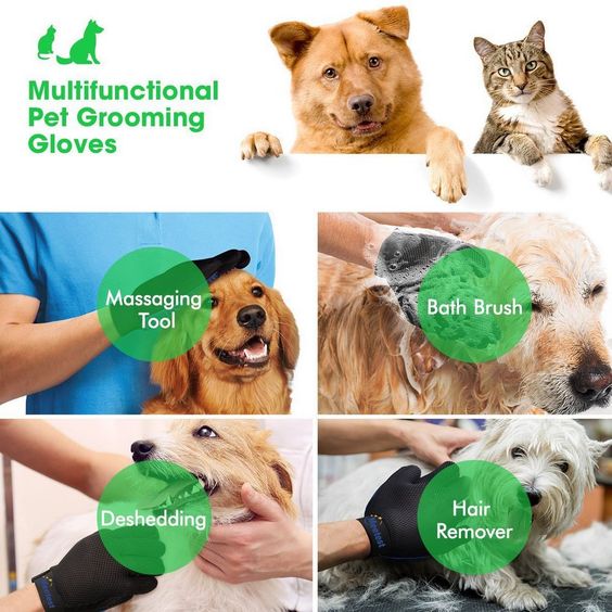 #Multifunctional #pet #grooming #Gloves