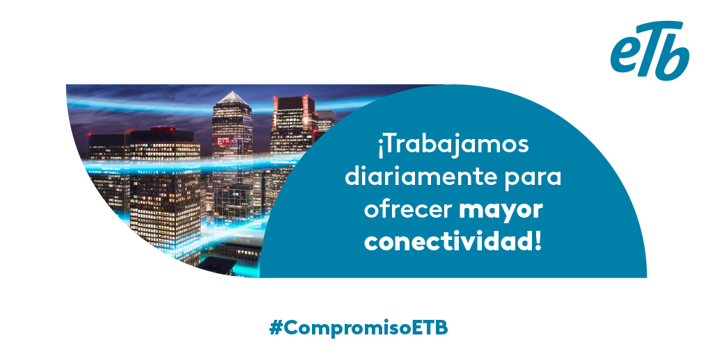 ETB's tweet photo. Queremos que todos los bogotanos tengan acceso a internet de alta velocidad, por eso estamos trabajando para ampliar nuestra red de fibra óptica ⚡ en toda la ciudad. #CompromisoETB https://t.co/PvroV5CEQN