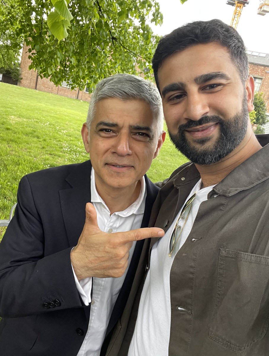 Never in doubt… Congrats to the legend @SadiqKhan on a historic 3rd term! 🌹👏🏼