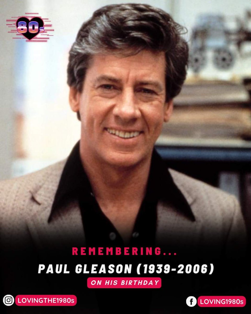 Today, on his birthday,  we take a moment to remember the life and work of Paul Gleason (1939-2006). 🕊🎥 
#Lovingthe80s #80sNostalgia #80smovie #80sIcon #PaulGleason