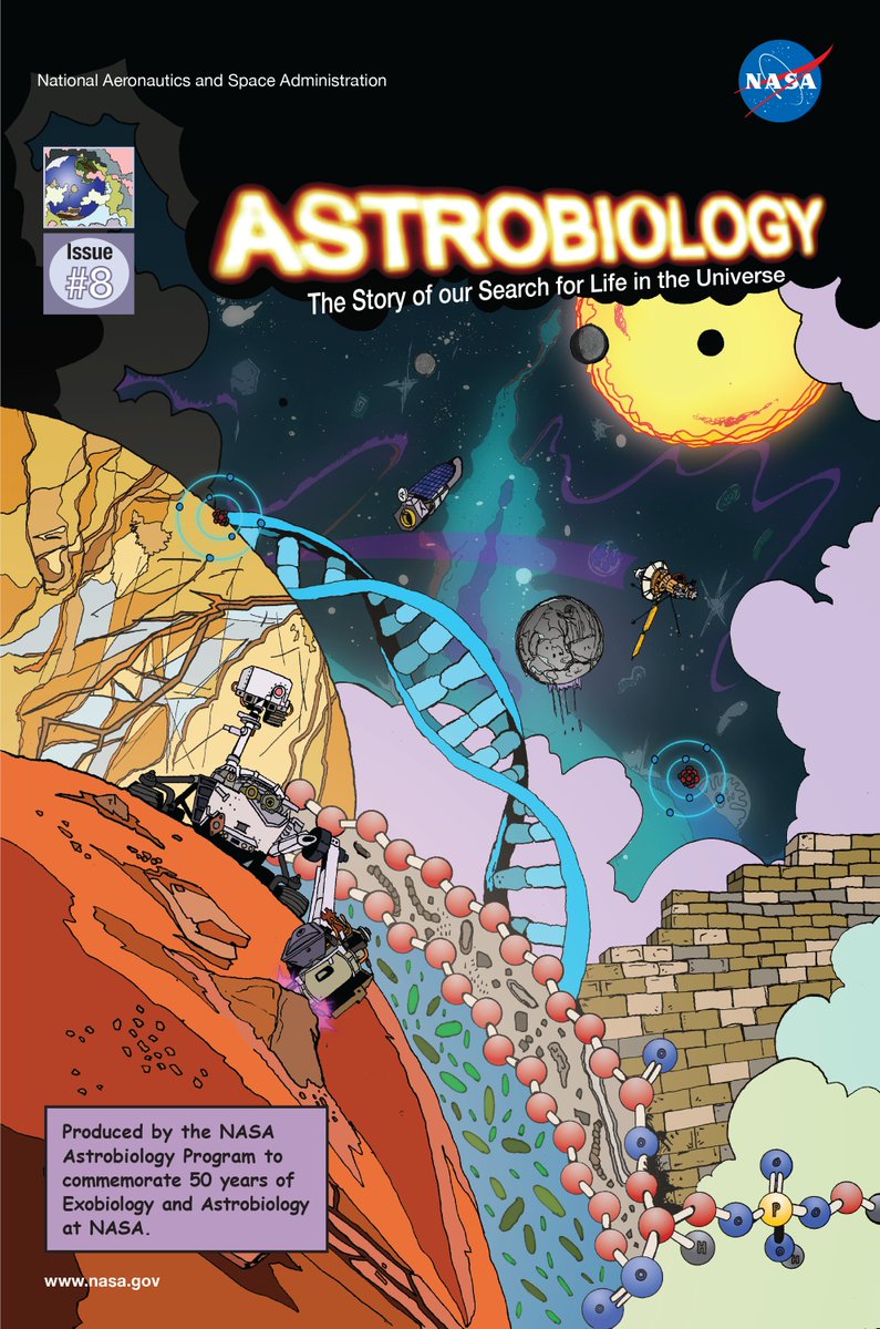 If you love space, comics, and art you’re going to love our graphic novel series Astrobiology: The Story of our Search for Life in the Universe. Download issues 1-9 this #FreeComicBookDay to explore key discoveries, missions, and how you can get involved! go.nasa.gov/GraphicNovels