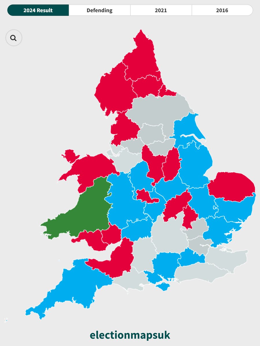 Warwickshire PCC Result: 🌳 CON: 39.4% (-12.7) 🌹 LAB: 39.2% (+11.5) 🔶 LDM: 21.5% (+5.3) No RFM (-4.1) as previous. Conservative HOLD. Changes w/ 2021. electionmaps.uk/le2024