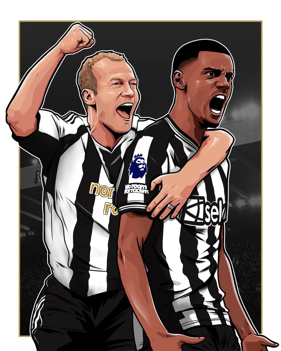 Alexander Isak becomes the first #nufc player to score 20 #EPL goals in a season since @alanshearer ⚫️⚪️