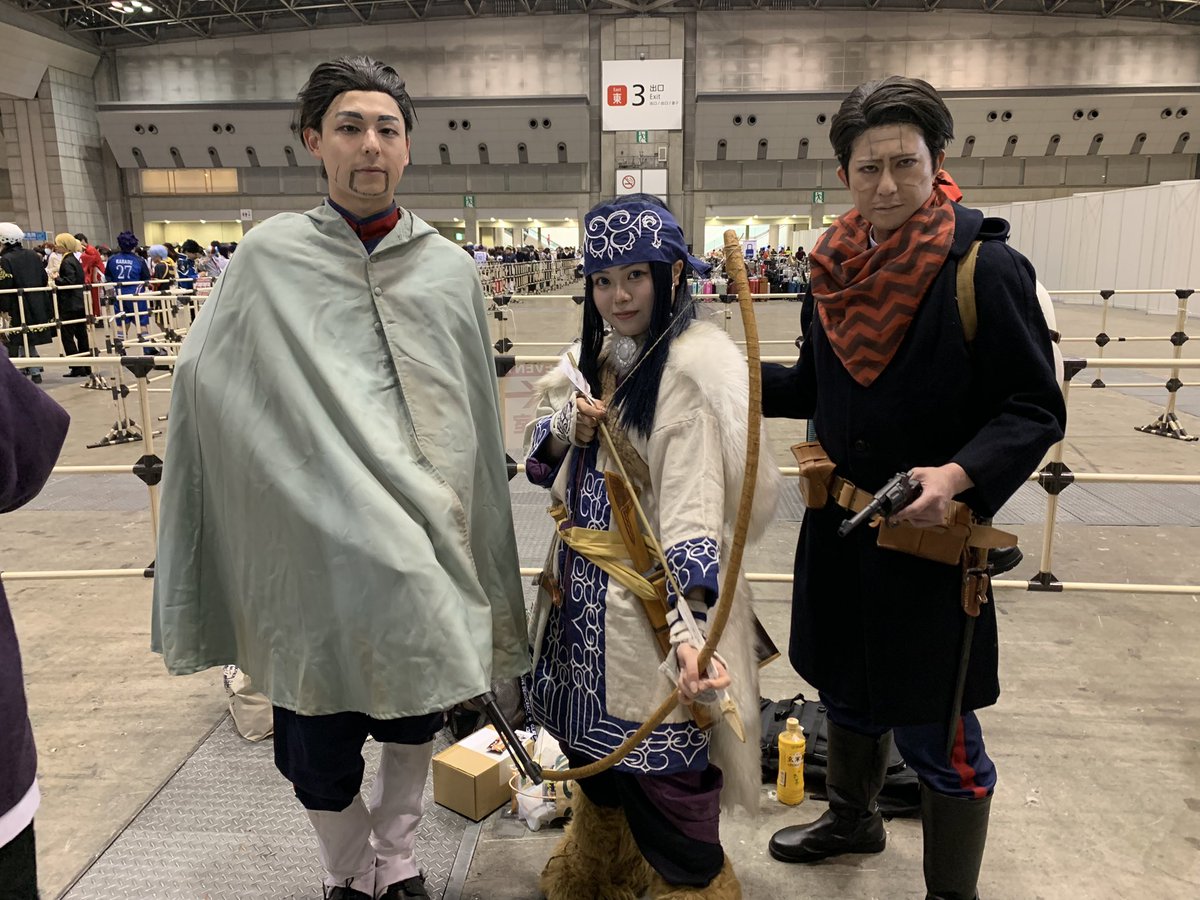 ゲンジロチャンとゴールデンカムイの皆さん
ちゃんと身長がアシリパさんで感動