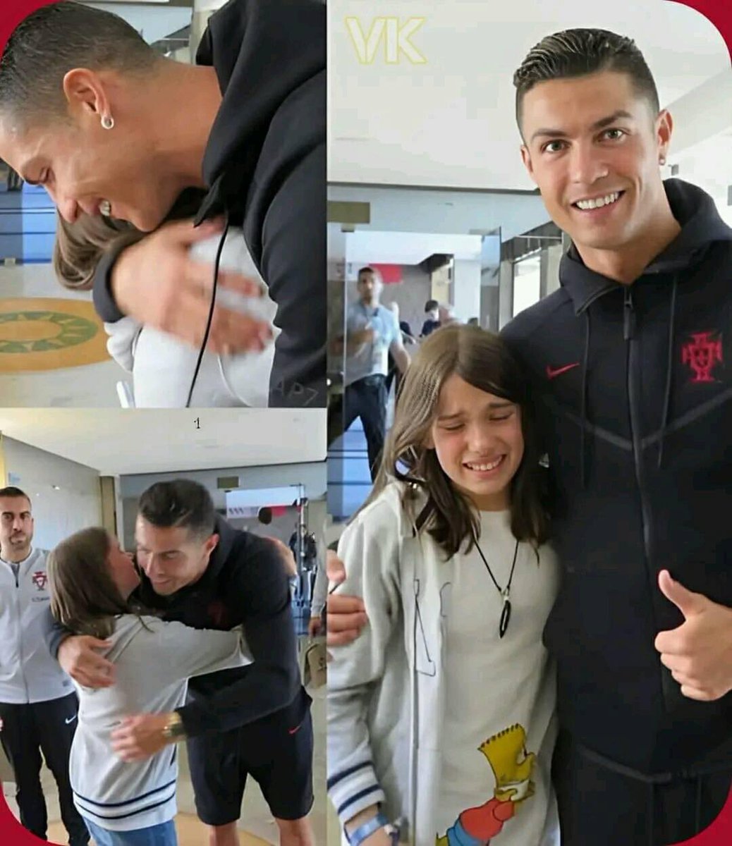 Cristiano Ronaldo with fans 🥺❤