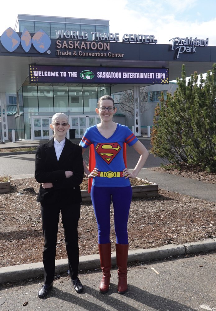 “The Force is strong with this one.” Time for a weekend of fun with @sheldon_spock1 @SaskExpoYXE!! May the fourth be with you!! #saskexpo #saskexposaskatoon #saskatoonentertainmentexpo #see2024 #maythefourthbewithyou #starwarsday #superman #lexluthor #soexcited