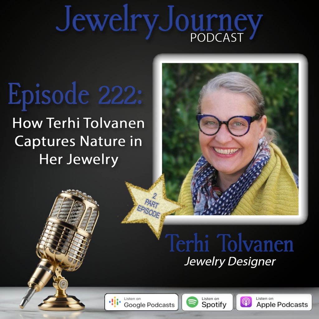 📣New! Episode 222 Part 2: How Terhi Tolvanen Captures Nature in Her Jewelry
Listen Now! [Link in Bio]⁠
Main 📸:⁠
'Wild frontal'
.⁠
#podcast #thejewelryjourney #jewelrypodcast #jewelryjourney #inspiration #jewelryart #TerhiTolvanenJewelry #TerhiTolvanenJewellry #TerhiTolvanen