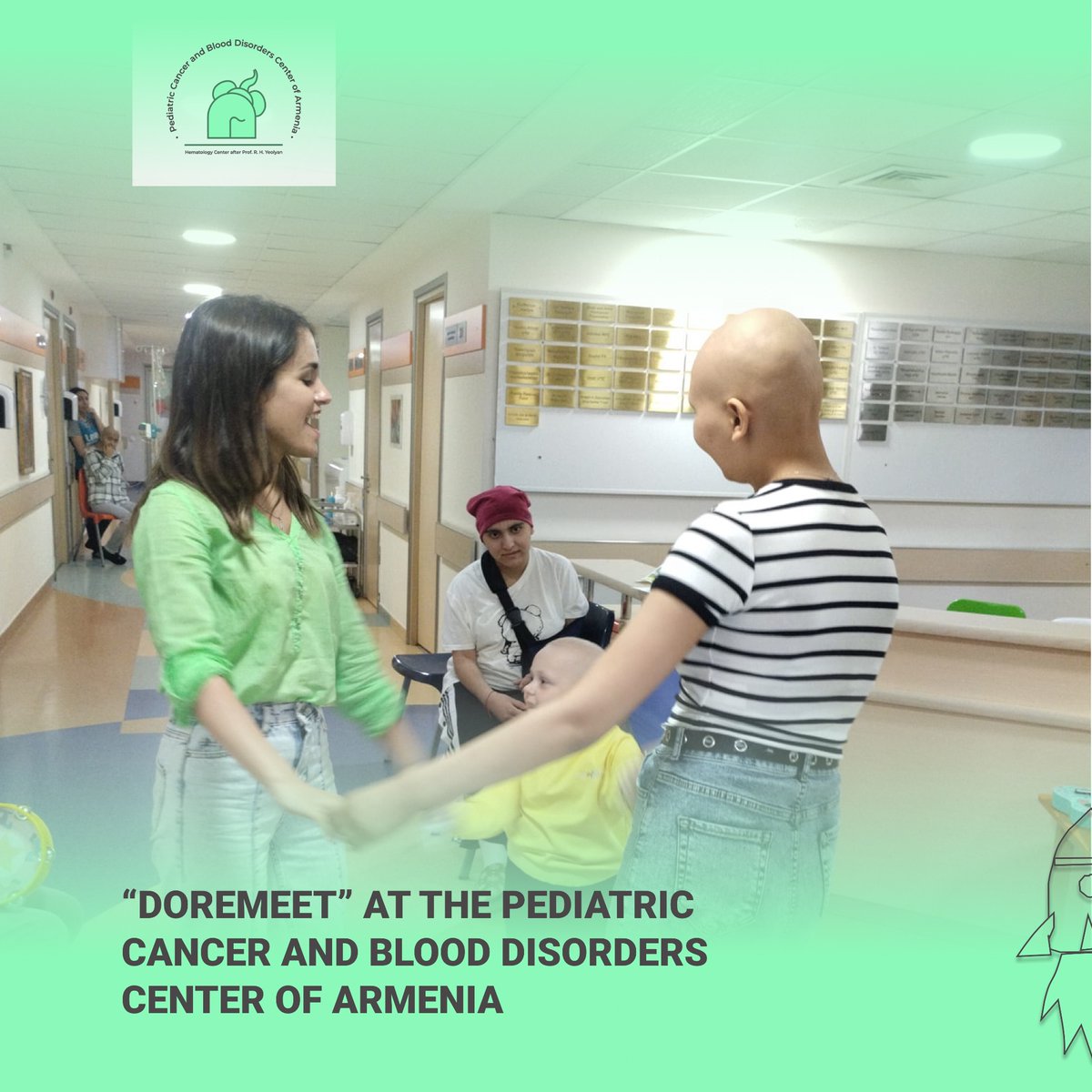 The Pediatric Cancer and Blood Disorders Center of Armenia once again hosted 'Do Re Meet' NGO to celebrate a therapeutic and musical day at the Center.