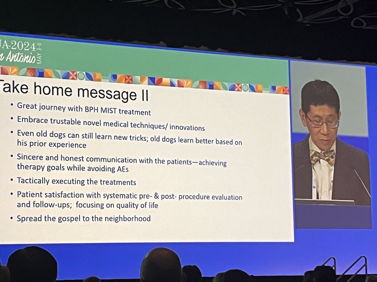 markr1004's tweet photo. @ChuehJeff great talk on introducing MISTs in Asia: “achieving patients therapy goals while avoiding AEs” is an important point #AUA24 https://t.co/bT7xq9MhZK