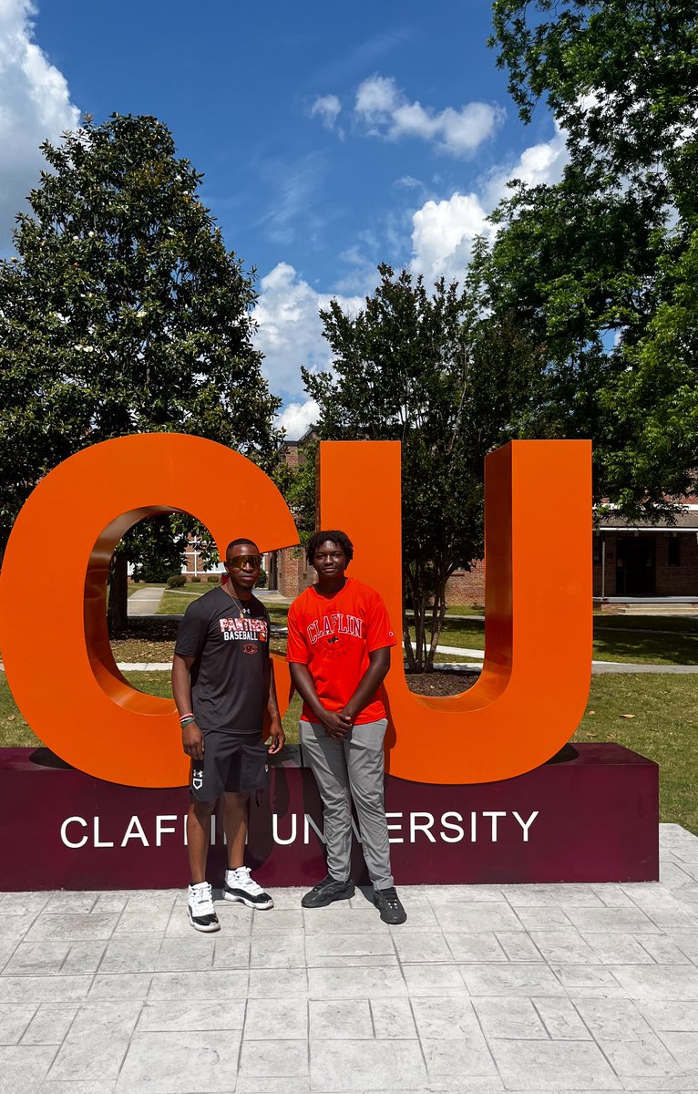 DevanJ05's tweet photo. After an amazing visit and talking to @CoachBledsoe3 I’m blessed to announce I will be continuing my academic and athletic journey at Claflin University! Thank you to all the family,friends, teammates and coaches that have helped me through the years. Let’s go Panthers!
#agtg  @stlrecruits @CruitsCoachDW @berraball8 @ClaflinPanthers