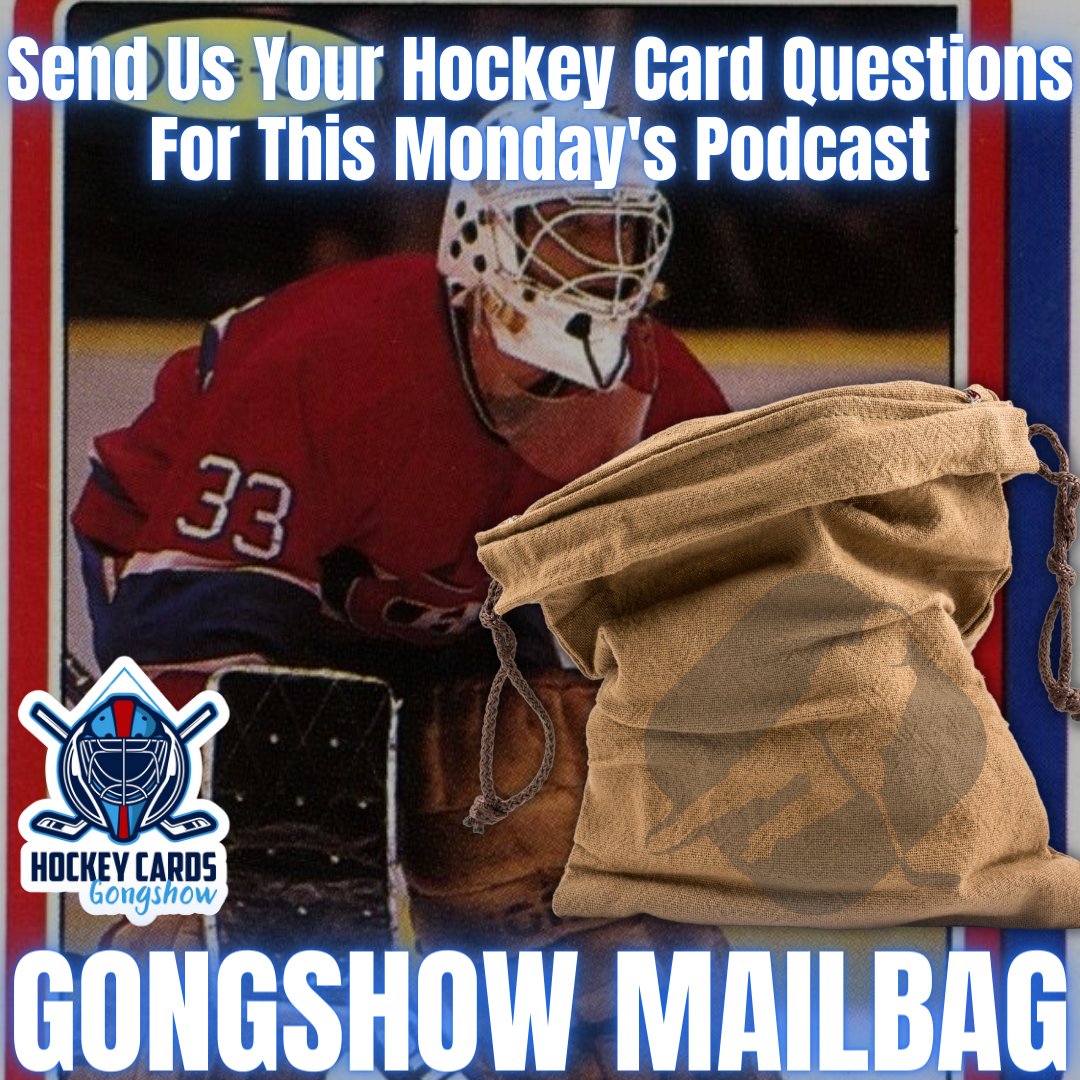 Reply with your hockey cards questions and we'll answer them on Monday's Gongshow podcast!

#NHL #nhlcards #hockey #hockeycards #upperdeck #rookiecard #patrickroy #bedard #mcdavid #ovechkin #sidneycrosby #austonmatthews #gretzky #lemieux #mackinnon #makar #kaprizov #quinnhughes