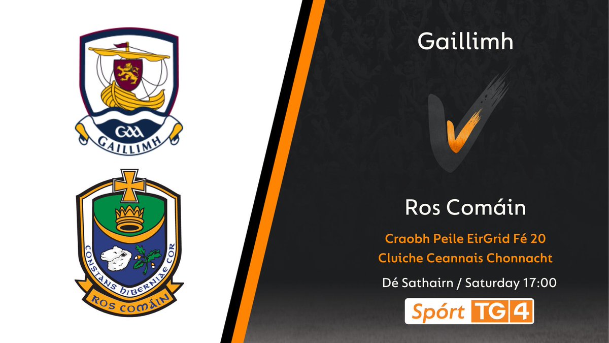 Rabhadh 30 nóiméad!! 🚨 TG4's coverage of the Connacht Final of the @EirGrid U20 Football Championship starts soon on @TG4TV 📺 🏆 @Galway_GAA v @RoscommonGAA @GAA_BEO @nemetontv @EirGrid #GAA