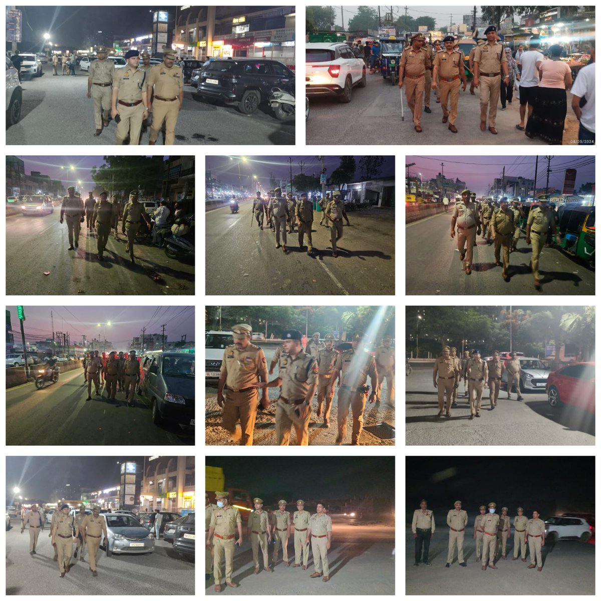 पुलिस कमिश्नरेट गौतमबुद्धनगर के सभी थाना क्षेत्रों में सुरक्षा व्यवस्था के दृष्टिगत पुलिस बल द्वारा पेट्रोलिंग कर चेकिंग की जा रही है !         

'आपकी सुरक्षा हमारी जिम्मेदारी' 
#NoidaPolice #हर_कदम_साथ