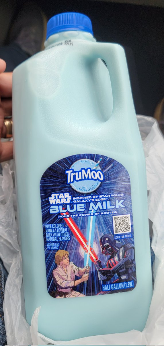 May the 4th be with you! #StarWars #StarWarsDay #TruMoo #BlueMilk #Maythe4thBeWithYou