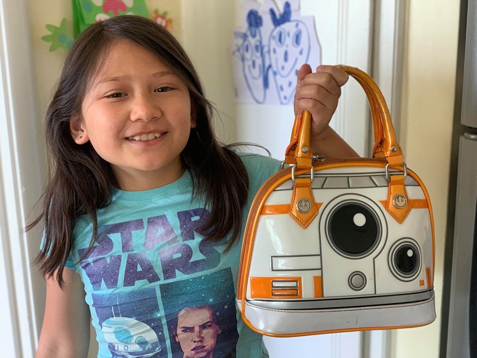 Handbags that can cause neurological damage, reproductive harm, and/or cancer? A Jedi craves not these things. This BB8 purse that we found to contain no detectable lead? This is the way. Happy #StarWarsDay and May the 4th be with you!