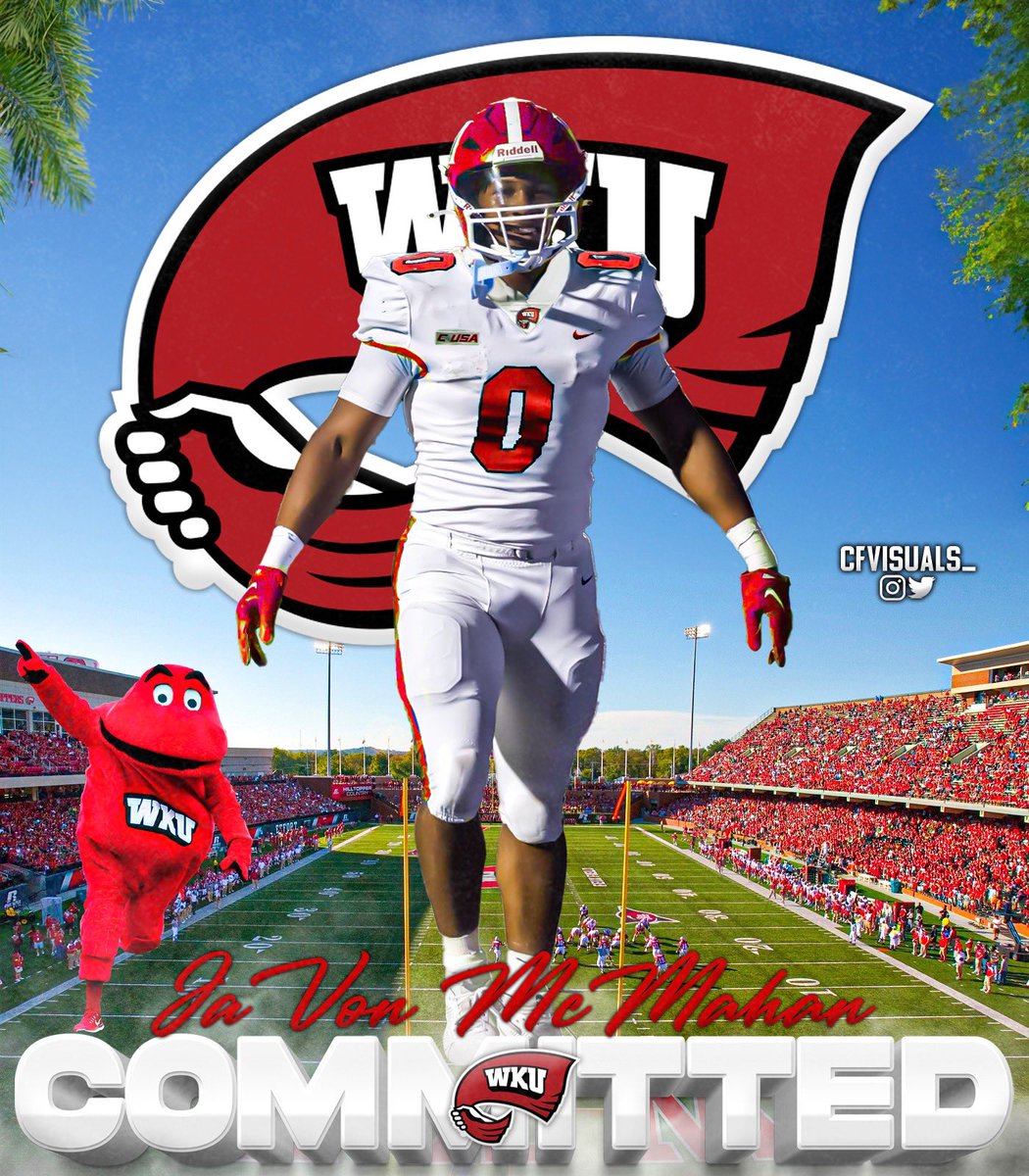 I am excited to announce my Commitment to continue my academic and athletic career at WKU🏠‼️<a href="/CoachCrenshaw/">Andre Crenshaw</a> <a href="/NickLamaWKU/">Nick Lamattina</a> <a href="/McCallieFB/">McCallie Football</a> <a href="/McCallieSports/">McCallie Athletics</a>