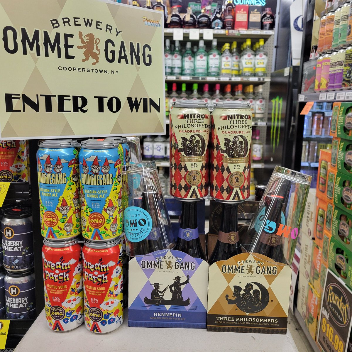 Enjoy a sample this afternoon with @BreweryOmmegang from 12-2!