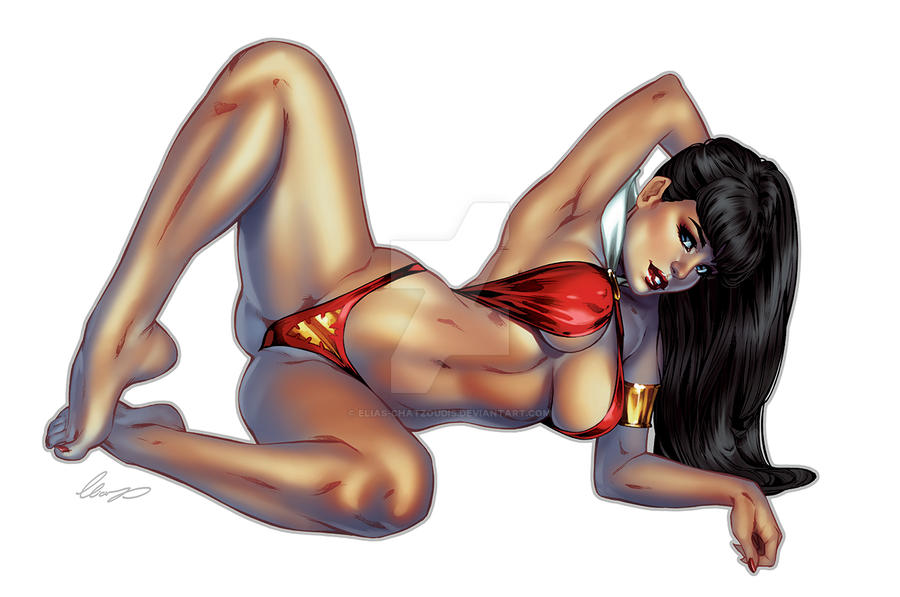 SakuranboNingyo's tweet photo. Come to me baby 

Vampirella by Elias Chatzoudis #Art 
#EliasChatzoudis https://t.co/fqcvwr2Qrp