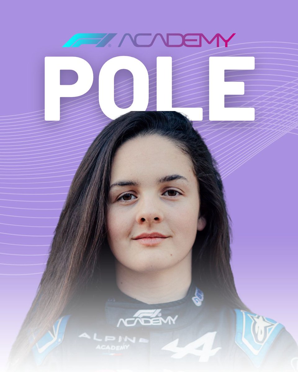 PULLING POWER ⚡ @AbbiPulling takes double pole in Miami 🏖️ @DorianePin is alongside her on the front row and Hamda Al Qubaisi in third for Race 1. @RacerBia will join Pulling on the front row for Race 2, with Pin in third. #F1Academy #WomenInMotorsport