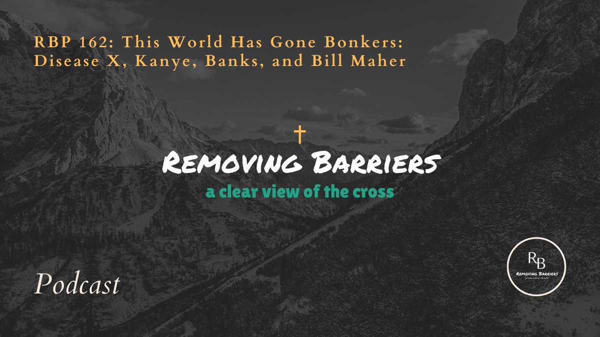 5.
look to the Lamb of God!

Continue reading and listen: removingbarriers.net/rbp_162

#RemovingBarriers #RemovingBarriersPodcast #HowWereYourBarriersRemoved #OnTheMissionField  #Jesus #Christianity #Podcast #Blog #blogs #Bible #Christians #BonkersWorld