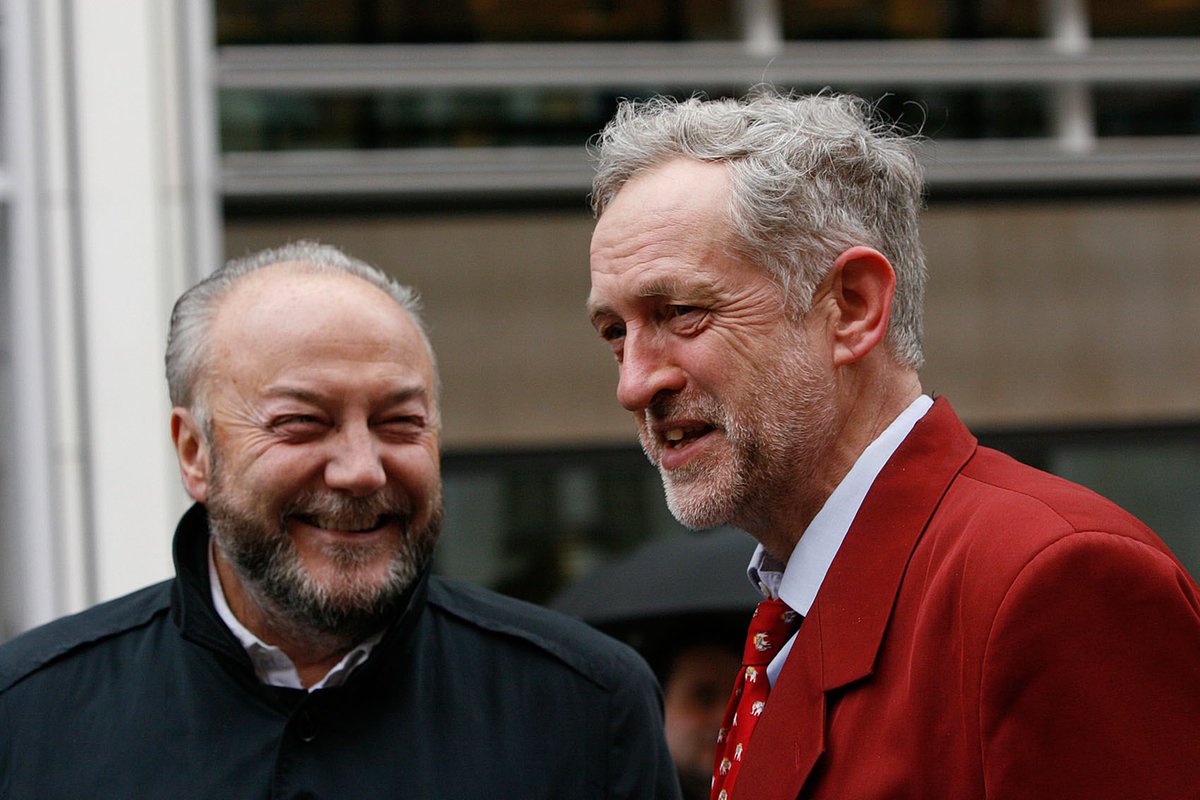 Brothers In The Struggle…The only authentic leaders of our Left and Socialist movement…Together they will determine the results of the next general elections. @jeremycorbyn @georgegalloway