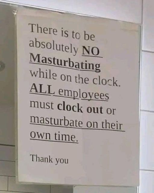 They had to make a sign? 🤦‍♀️🤣🤣🤣🤣