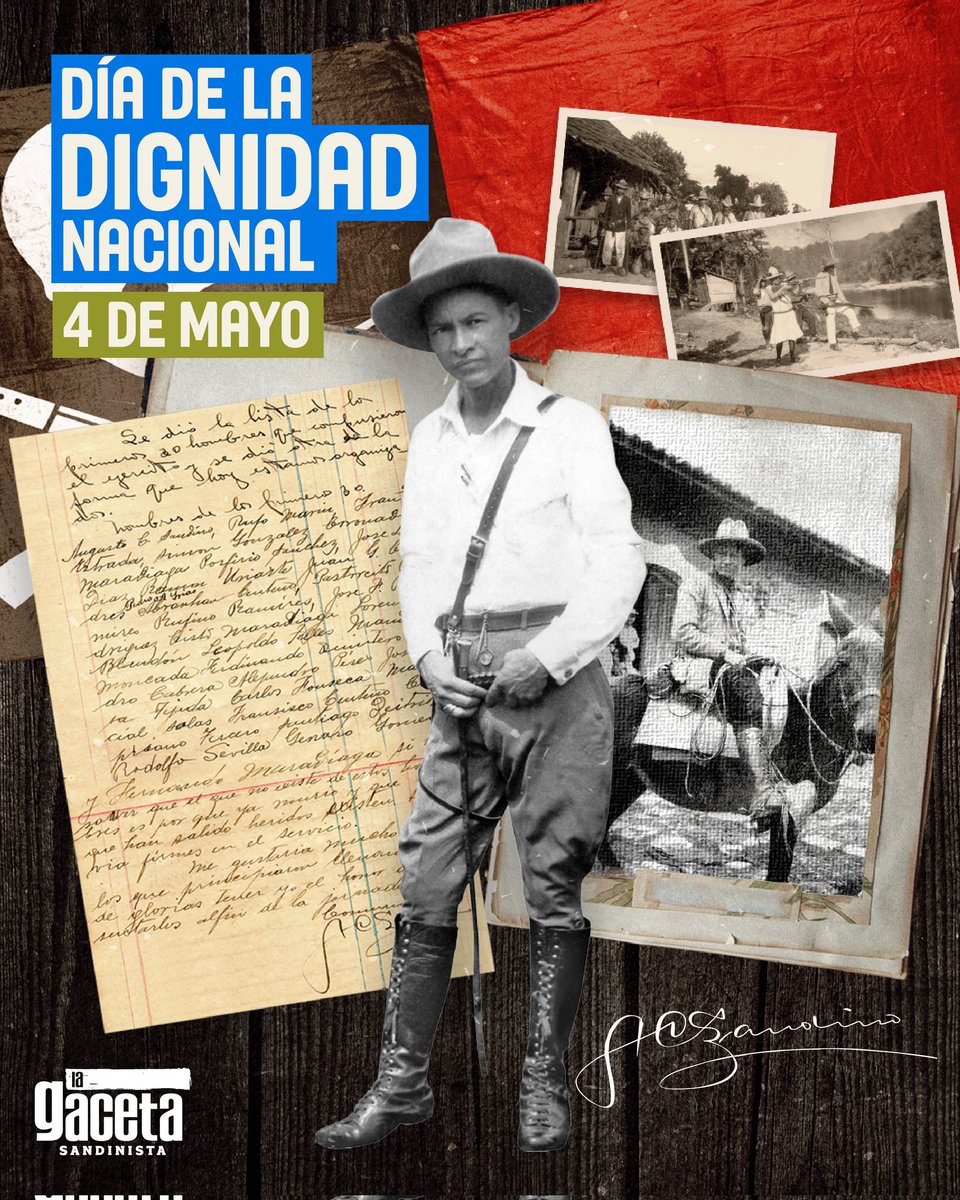 🇳🇮🔴⚫ Nicaragua conmemora el “Día de la Dignidad Nacional” en honor al valiente acto de patriotismo del General Augusto C. Sandino, marcado por la resistencia y la lucha por la soberanía, un día para honrar la valentía y el compromiso con la libertad de nuestro pueblo.