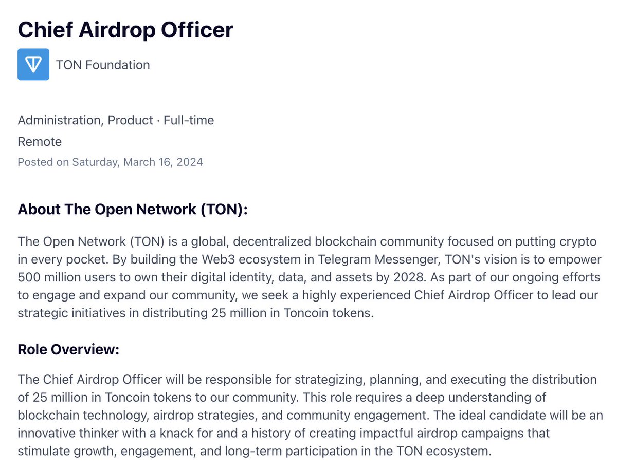 No mom i'm not getting a real job. Web3 is a serious industry. I'm a Chief Airdrop Officer.