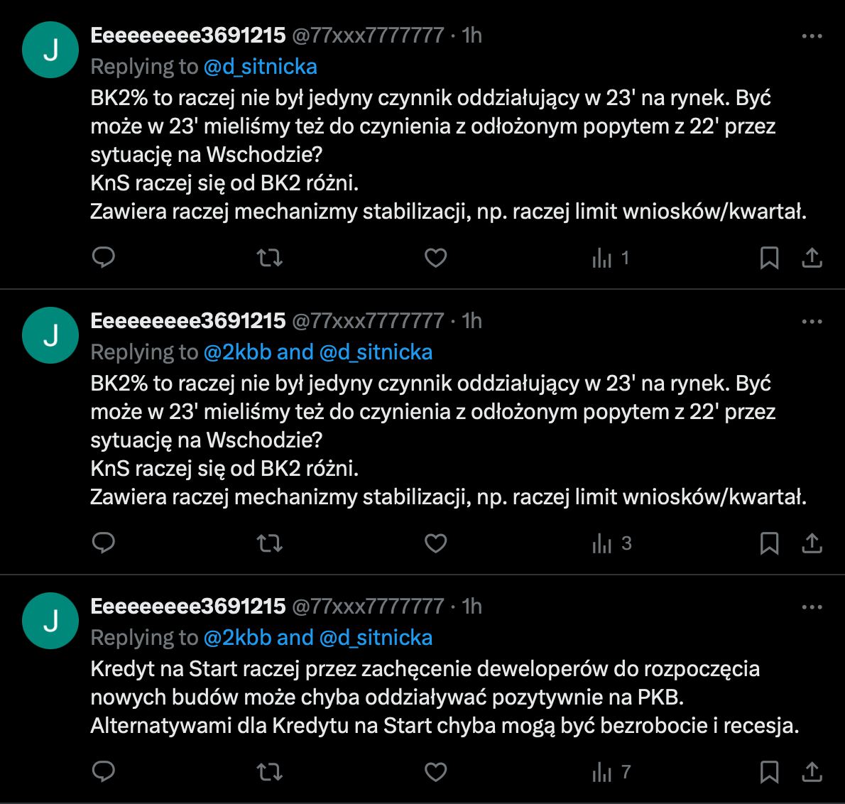 Zauważyliście wysyp tych nieudolnych kont próbujących bronić dopłaty dla deweloperów? Ciekawe kto to finansuje? Kolejny etat w ministerstwie powstał? #nastart #nieruchomości