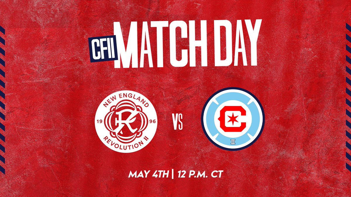 Amidst the madness of the morning. We got a game to play, folks. 🫡 🆚 New England Revolution II ⏰ Noon‼️ 🏟️ Their place 📺 MLS Season Pass on Apple TV #ChicagoFireII | #cf97
