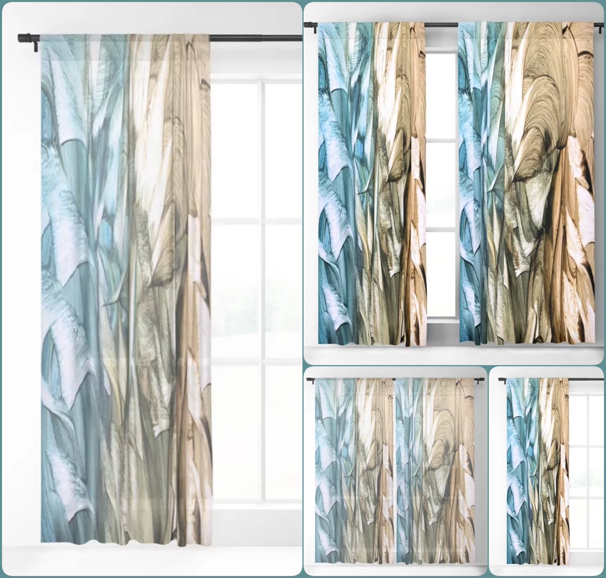 Danu- Irish Sheer & Blackout Curtain~by Art Falaxy~
~Exquisite Decor~
#artfalaxy #art #curtains #drapes #homedecor #society6 #Society6max #swirls #accents #sheercurtains #blackoutcurtains #floorrugs

society6.com/product/danu13…
society6.com/product/danu13…