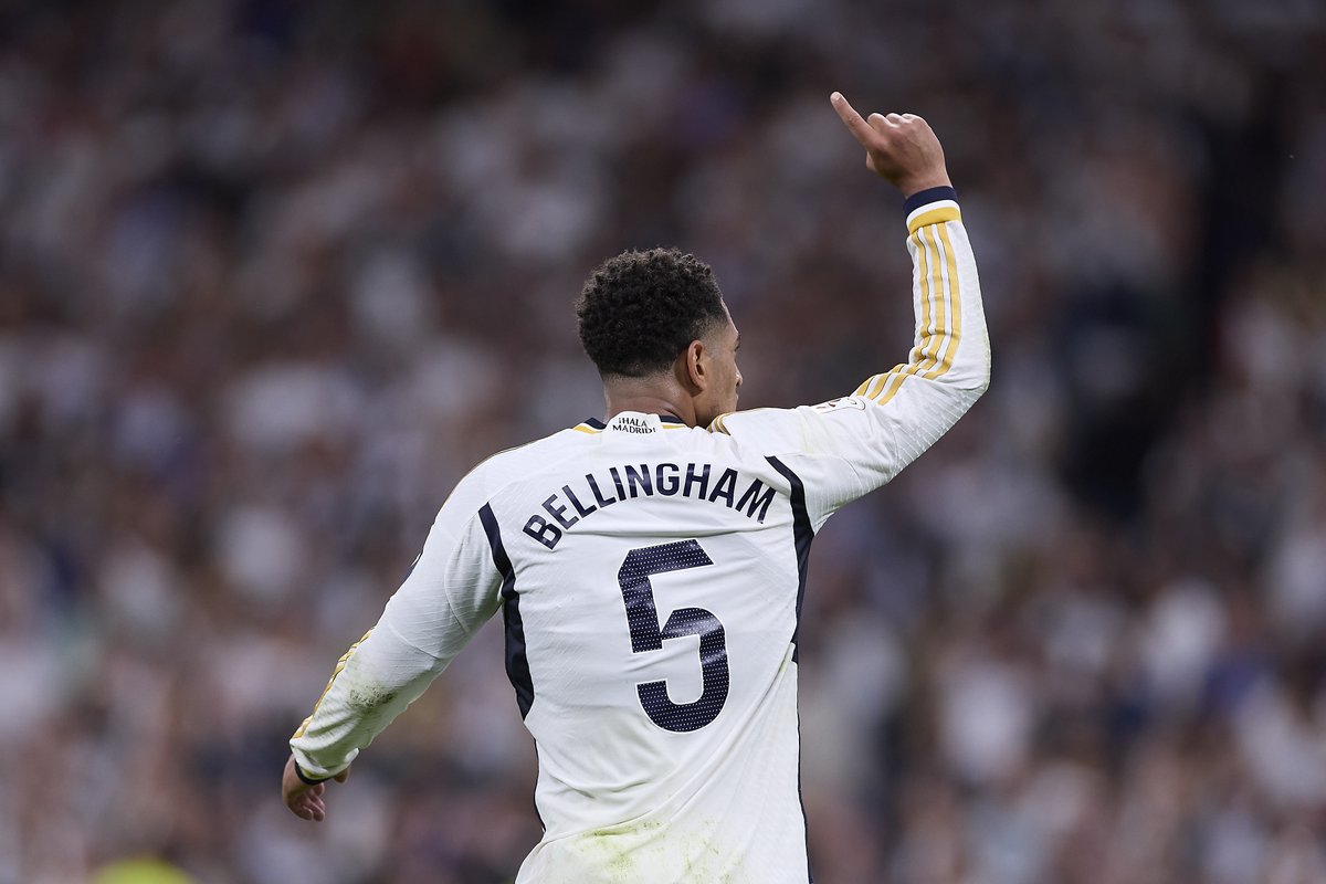 🚨 Jude Bellingham buteur avec le Real Madrid !

Ses stats en championnat cette saison :

18 ⚽️
4 🎯