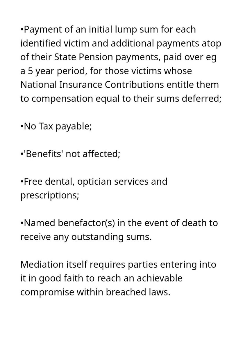 Worse still, when different groups are misrepresented No-one is asking for changes to primary legislation #50sWomen demand #mediation with ALL groups that examines BOTH proven #DirectDiscrimination & #maladministration