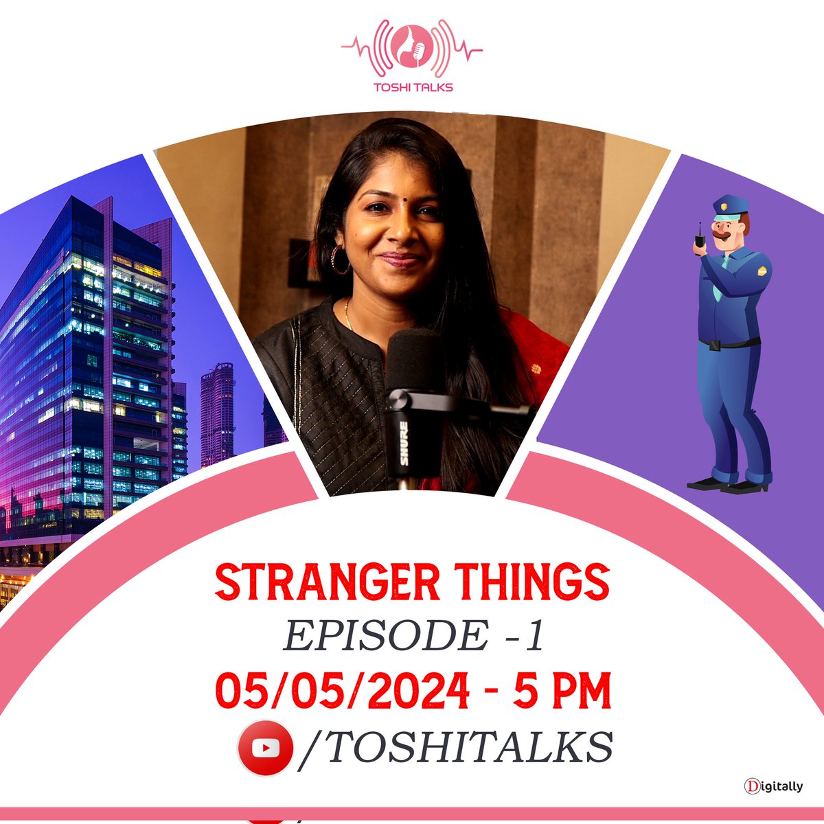 Have encounters with strangers imparted wisdom to you? Stay tuned with us ! Stranger Things Episode - 1 05/05/2024 - 5 PM Subscribe Now youtube.com/@toshitalks #ToshiTalks #ToshilaUmashankar #StrangerThings #Digitally