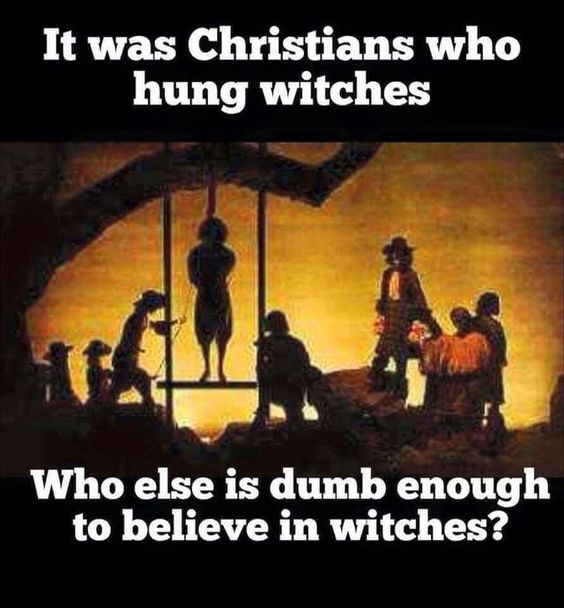 witches didn't exist
