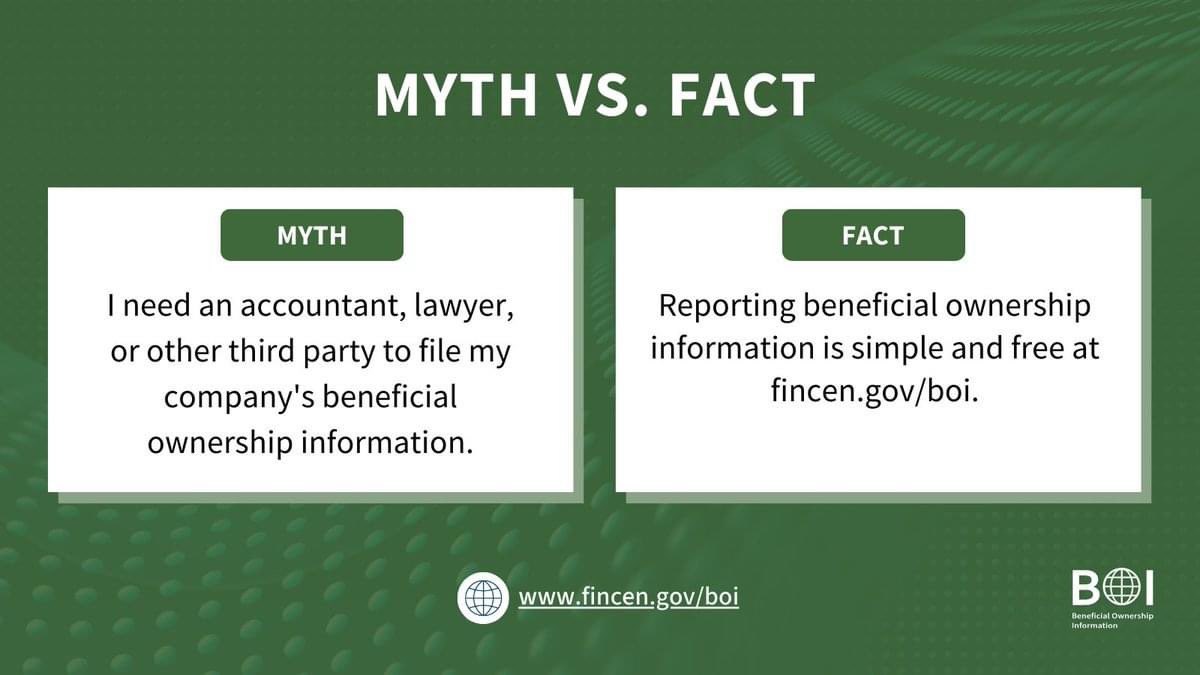 West Virginia businesses that are required to report beneficial ownership information (BOI) to the U.S. Treasury can do so online at fincen.gov/boi. If you are unsure if your business is required to report, check out the FAQ page at fincen.gov/boi-faqs