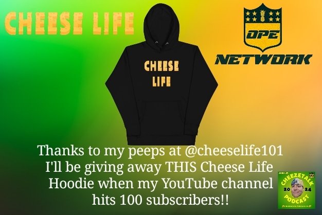 Need 4 more subs to my YouTube page and I'll be giving this hoodie! @cheeselife101 youtube.com/@cheezetalkpod…