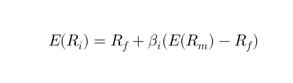 You are missing CAPM ( capital asset pricing model) used for the expected return of a stock or portfolio