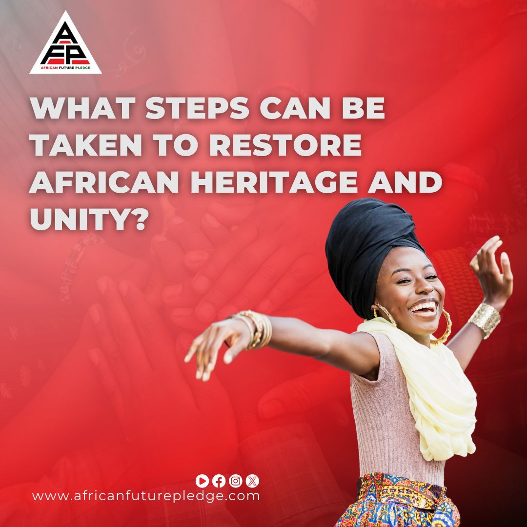 Restore, unite, empower! Join the conversation on steps to reclaim and celebrate African heritage and unity. Share your thoughts and ideas in the comments below! 

AfricanFuturePledge.com

#AfricanFuturePledge #Securetheafricanfuture #FreedomSchools #TradeSchools #BusinessLoans